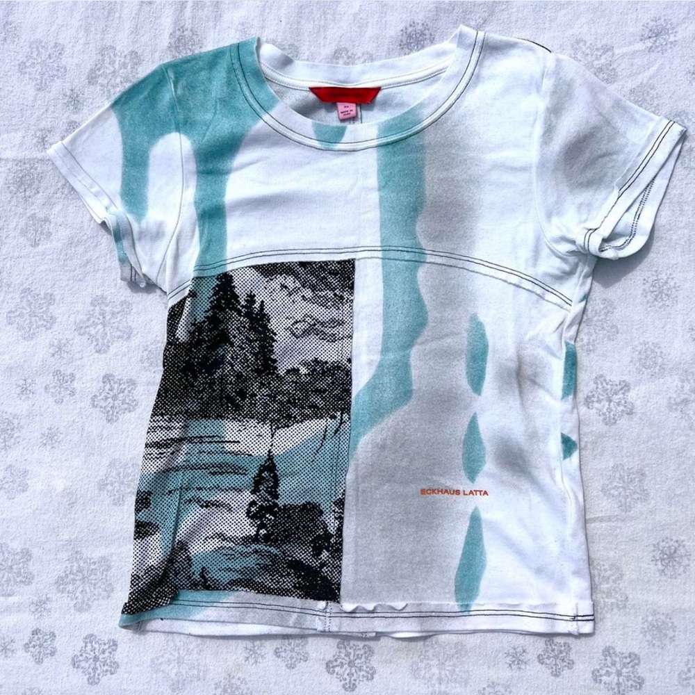 SOLD. Eckhaus latta baby tee